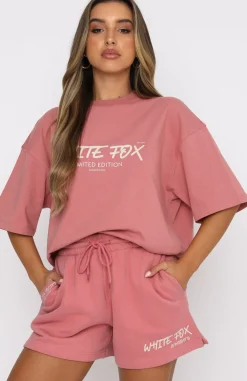 Shirts & Blouses | White Fox Boutique Step Back Oversized Tee Berry pink