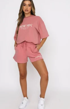 Shirts & Blouses | White Fox Boutique Step Back Oversized Tee Berry pink