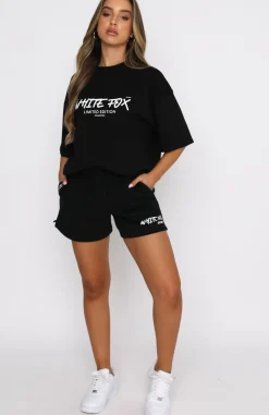 Shirts & Blouses | White Fox Boutique Step Back Oversized Tee black