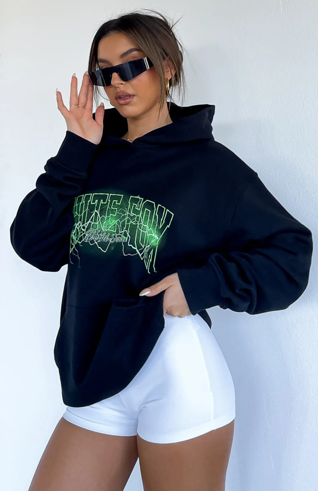 Jackets & Blazers | White Fox Boutique Step It Up Hoodie black