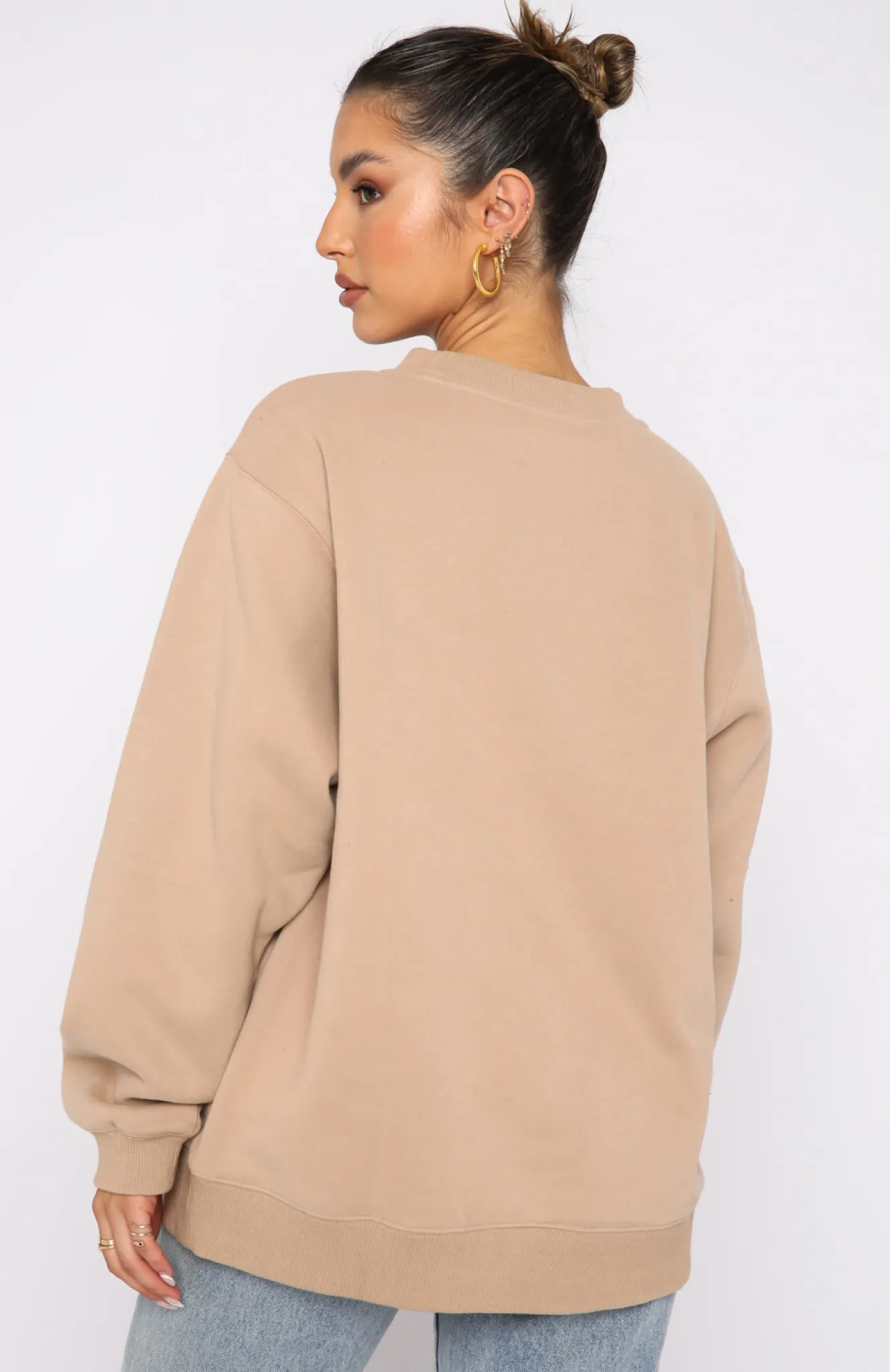 Jackets & Blazers | White Fox Boutique Strong Style Sweater Sand nude