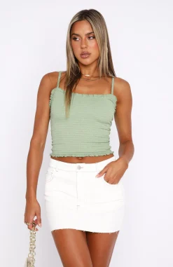 Shirts & Blouses | White Fox Boutique Style File Top Sage green
