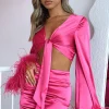Shirts & Blouses | White Fox Boutique Style Sensation Crop Hot pink