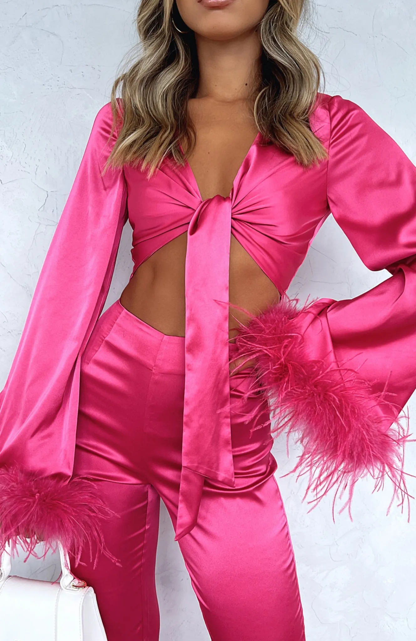 Shirts & Blouses | White Fox Boutique Style Sensation Crop Hot pink