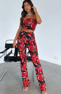 Pants | White Fox Boutique Summer In The City Pants Wildflower black