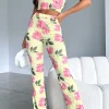 Pants | White Fox Boutique Summer In The City Pants Lemon Rose yellow