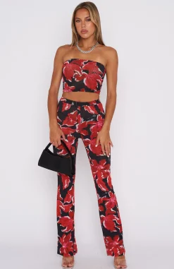 Pants | White Fox Boutique Summer In The City Pants Wildflower black