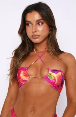 Bikini Tops | White Fox Boutique Summer Sea Bikini Top Dragonfruit multi