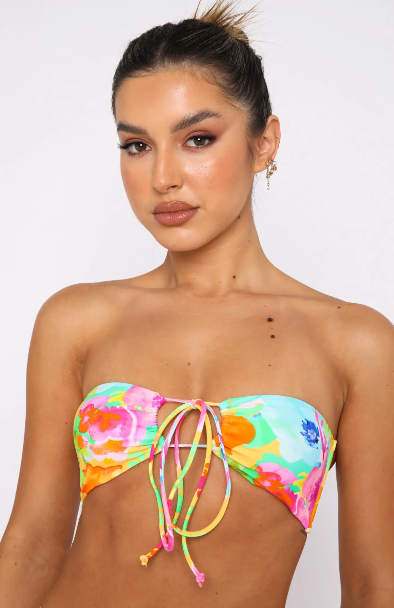 Bikini Tops | White Fox Boutique Summer Sea Bikini Top Floral Pop multi