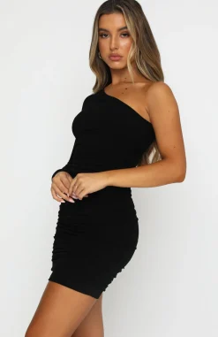 Restocked | White Fox Boutique Summer Time Mini Dress black