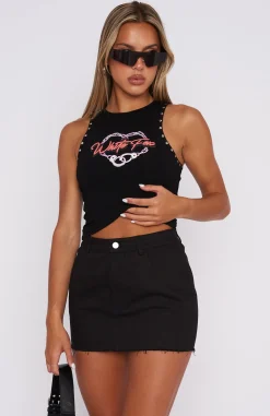Shirts & Blouses | White Fox Boutique Superstar Tank Top black