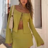 Shirts & Blouses | White Fox Boutique Sweet Secrets Long Sleeve Top Matcha green
