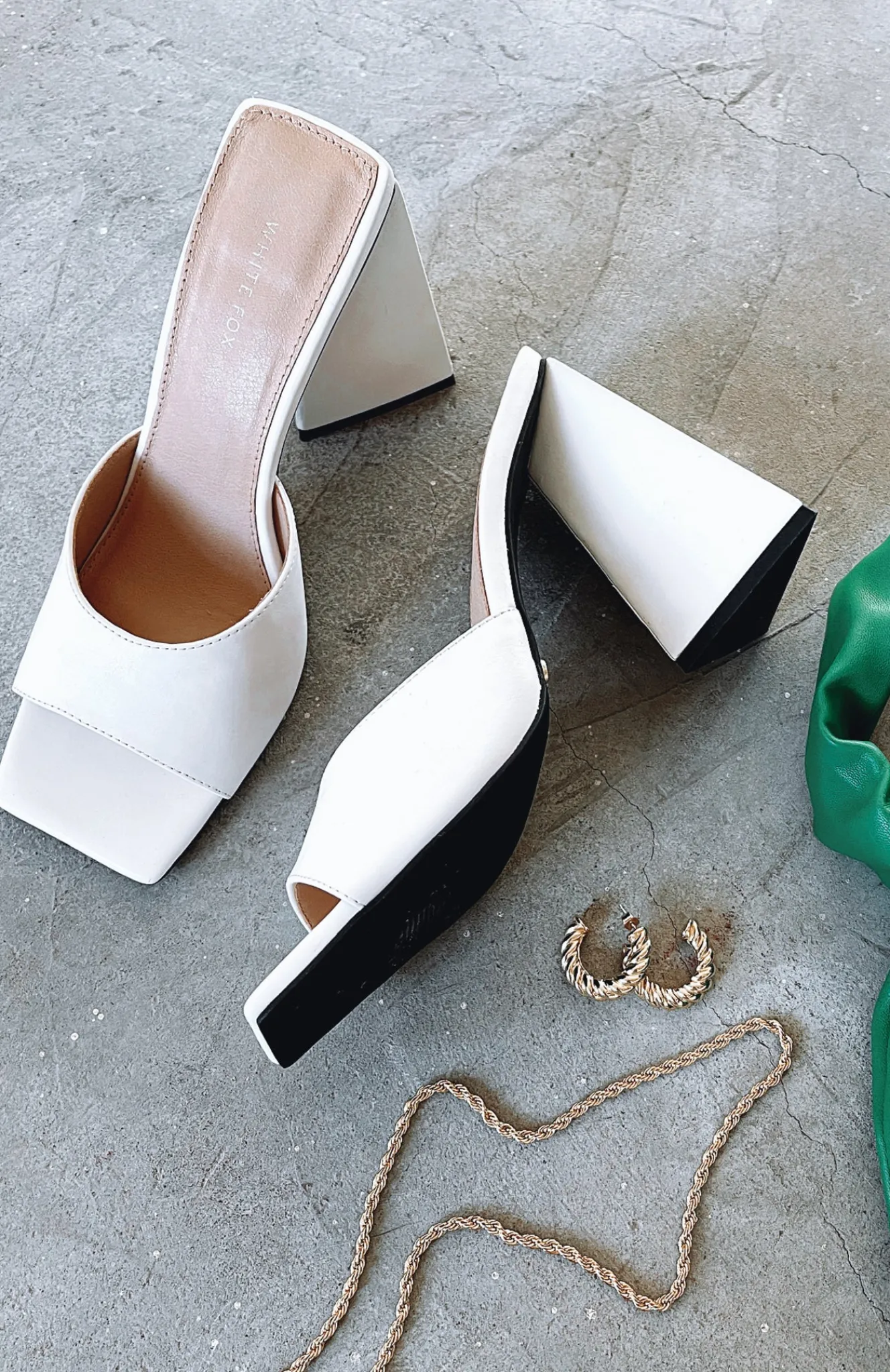 Heels | White Fox Boutique Sweet Talker Mules white