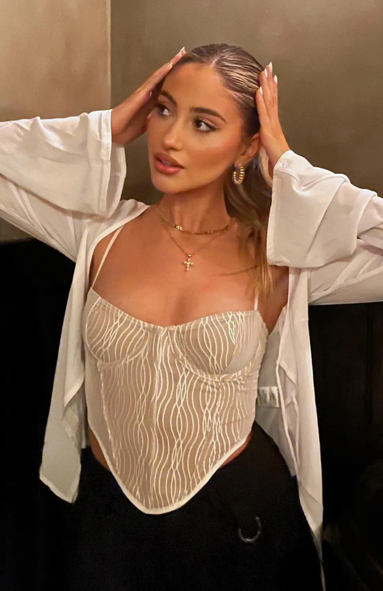 Shirts & Blouses | White Fox Boutique Take A Chance Bustier white