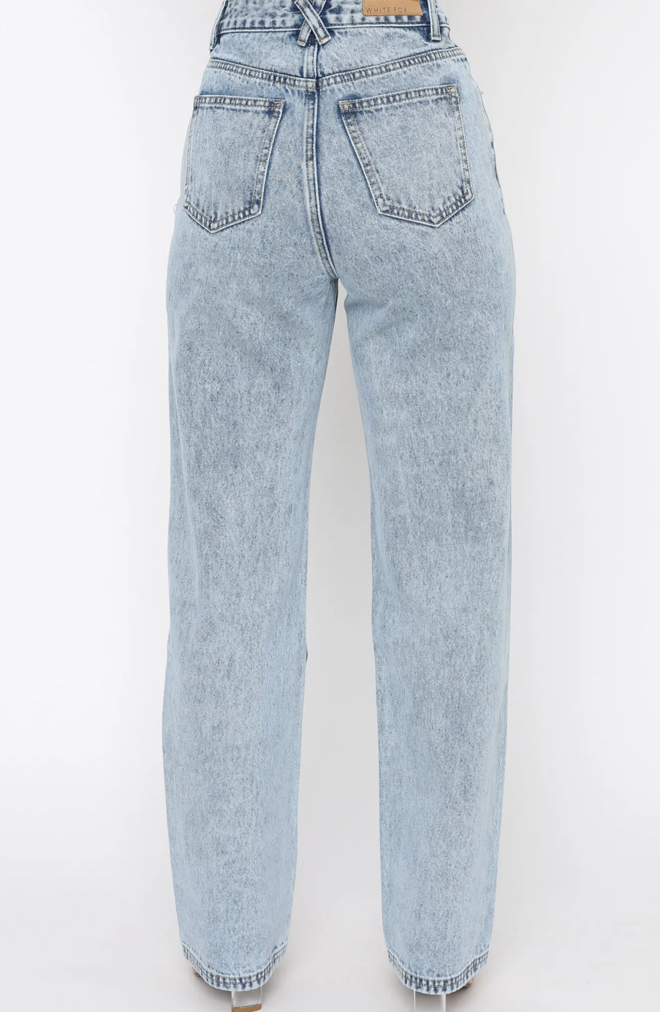 Denim | White Fox Boutique Take My Time Jeans Washed blue