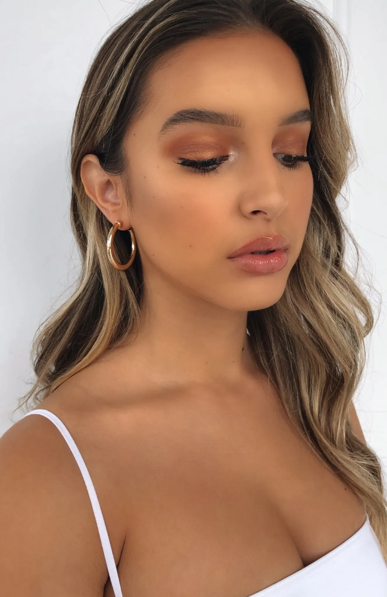 Jewellery | White Fox Boutique Take You Far Hoop Earrings gold