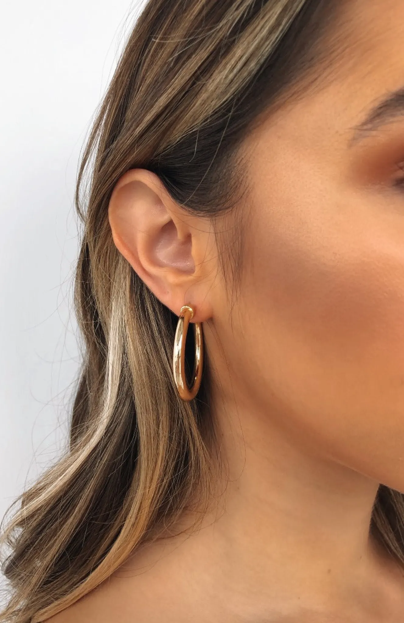 Jewellery | White Fox Boutique Take You Far Hoop Earrings gold