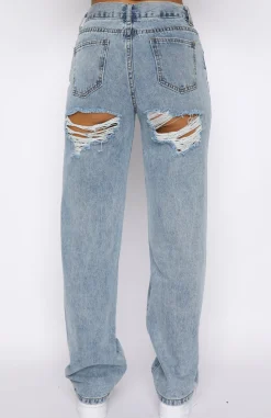 Denim | White Fox Boutique Taking A Trip Denim Jeans Wash blue