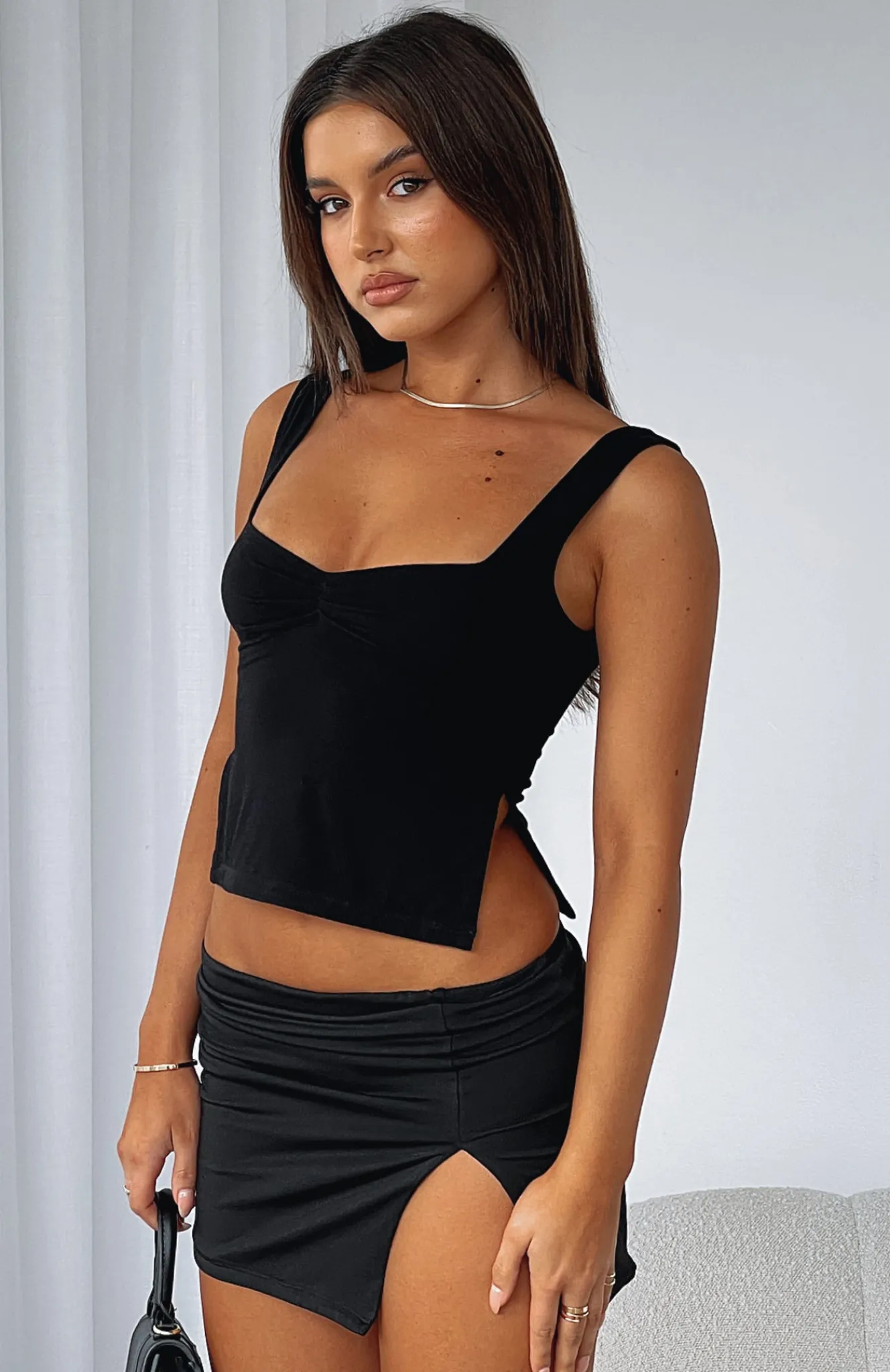 Shirts & Blouses | White Fox Boutique Taking Off Top black