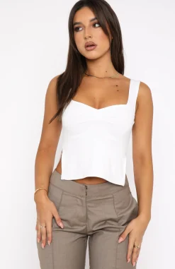 Shirts & Blouses | White Fox Boutique Taking Off Top white