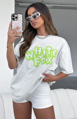 Shirts & Blouses | White Fox Boutique Talk It Over Oversized Tee Marle grey