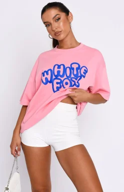 Shirts & Blouses | White Fox Boutique Talk It Over Oversized Tee pink