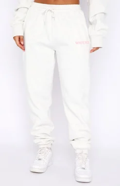 Sweatpants | White Fox Boutique Team Bride Sweatpants Marle grey