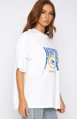 Shirts & Blouses | White Fox Boutique Team Player Oversized Tee white