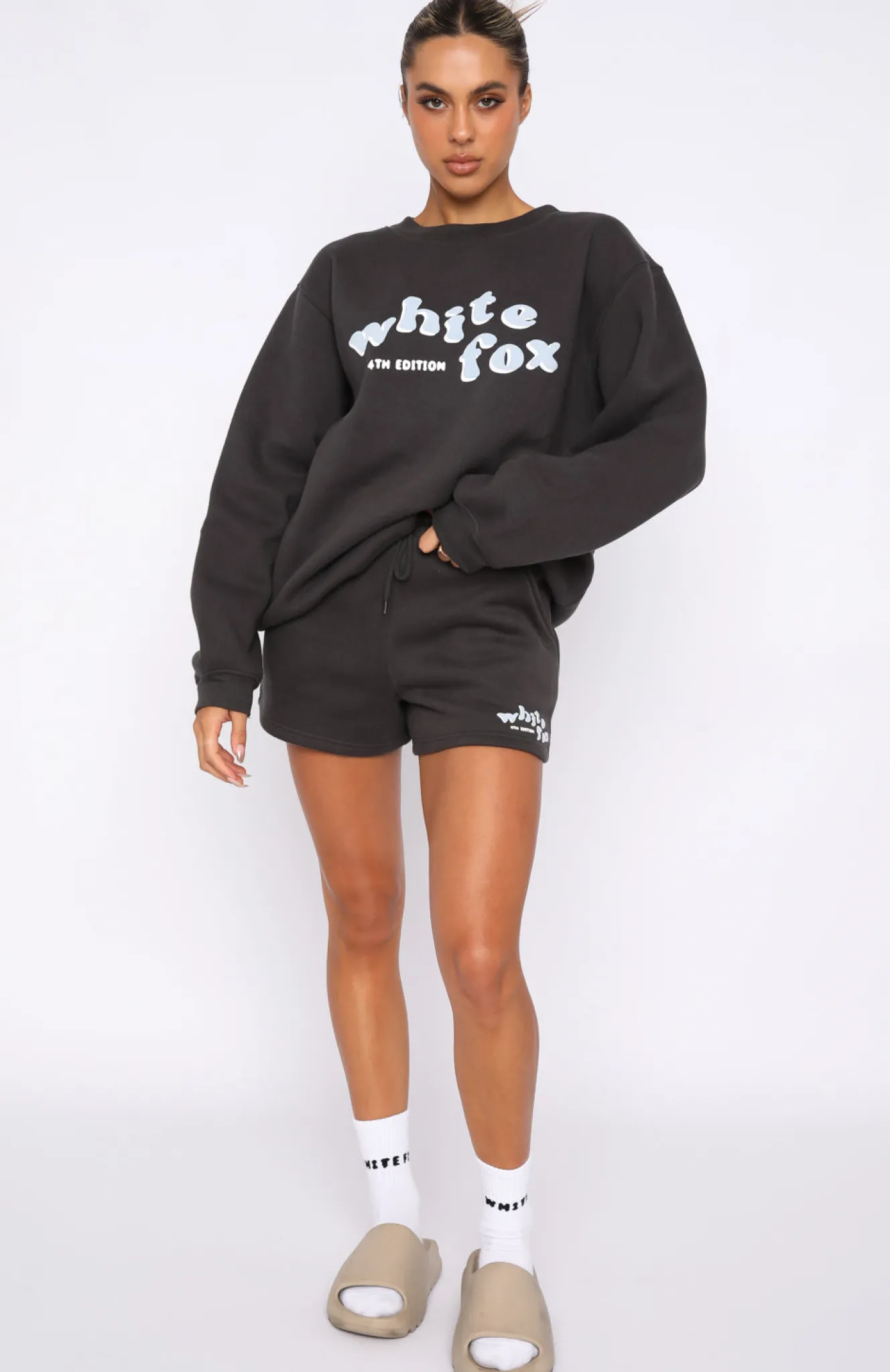Shorts | White Fox Boutique 4th Edition Lounge Shorts Storm grey
