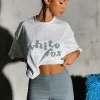 Shirts & Blouses | White Fox Boutique 4th Edition Oversized Tee Smoke grey