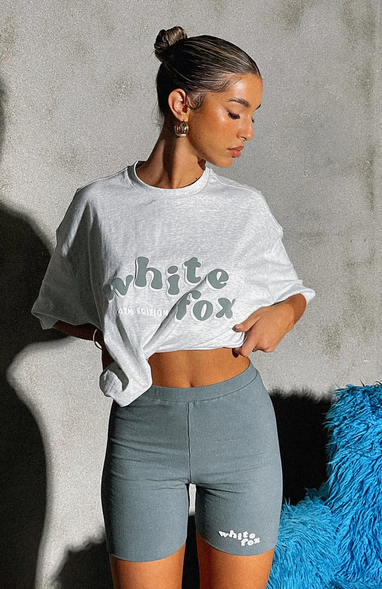Shirts & Blouses | White Fox Boutique 4th Edition Oversized Tee Smoke grey