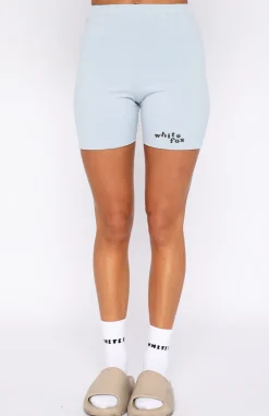 Shorts | White Fox Boutique 4th Edition Ribbed Bike Shorts Blizzard blue