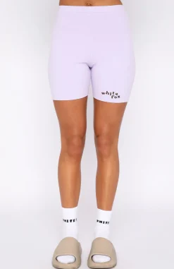 Shorts | White Fox Boutique 4th Edition Ribbed Bike Shorts Orchid purple
