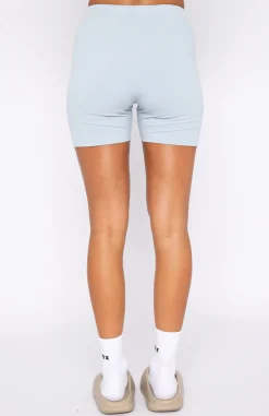 Shorts | White Fox Boutique 4th Edition Ribbed Bike Shorts Blizzard blue