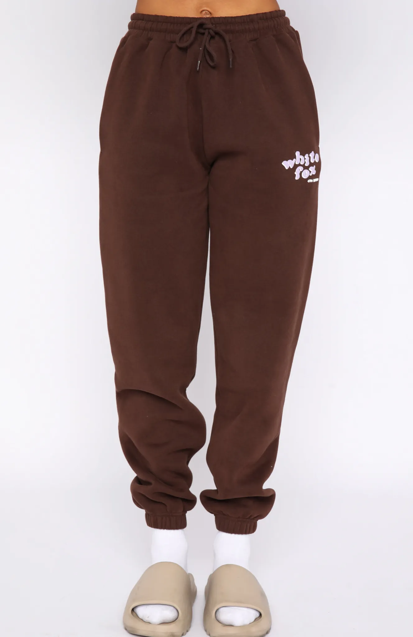 Sweatpants | White Fox Boutique 4th Edition Sweatpants Cocoa brown