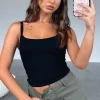 Shirts & Blouses | White Fox Boutique The Best Asset Tank black