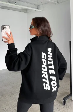Jackets & Blazers | White Fox Boutique The Elite Zip Front Sweater black