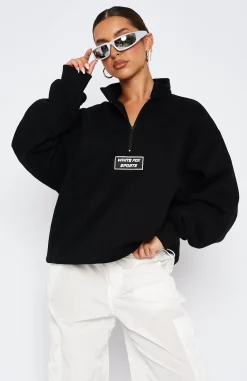 Jackets & Blazers | White Fox Boutique The Elite Zip Front Sweater black