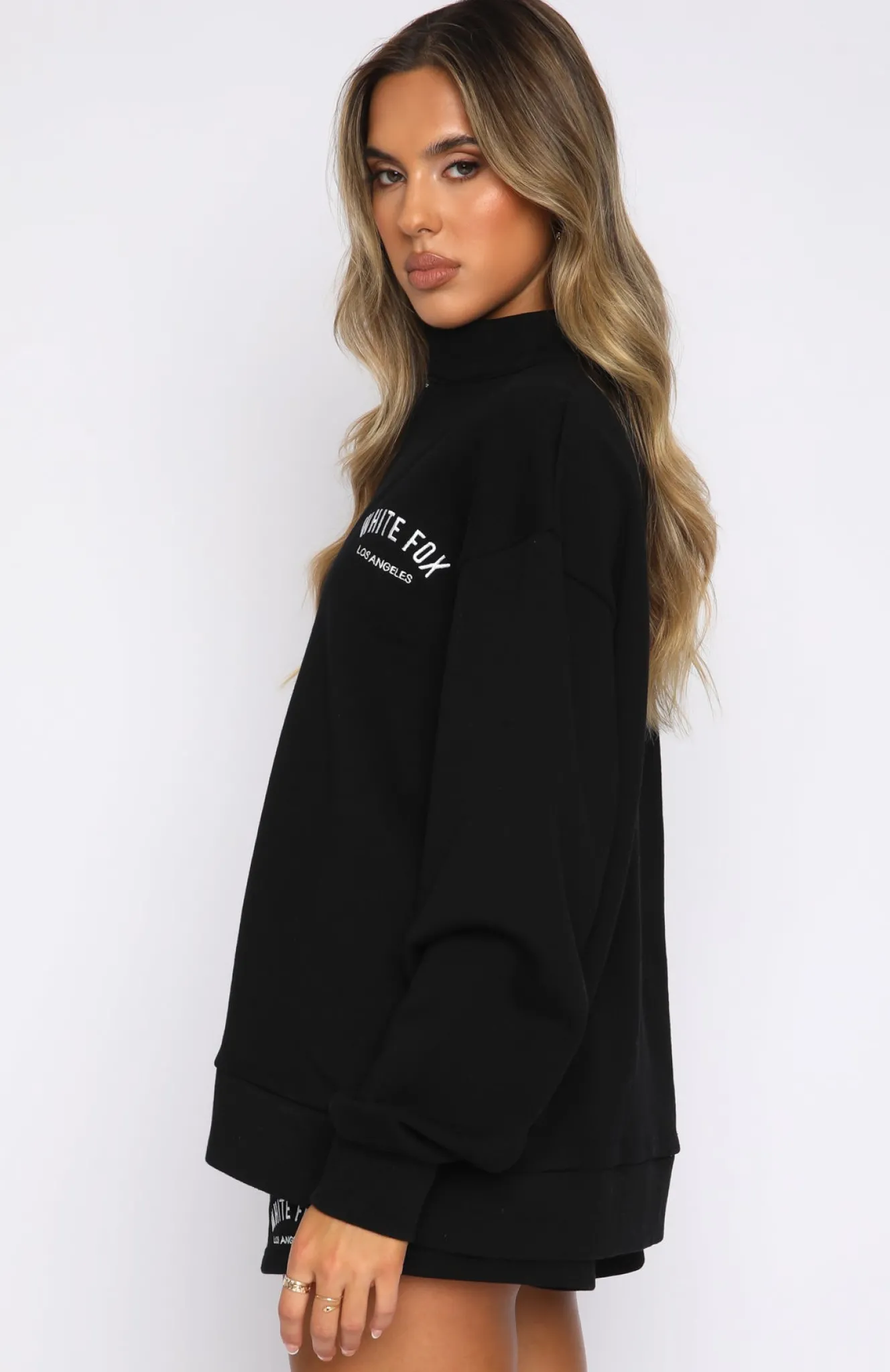 Jackets & Blazers | White Fox Boutique The Highest Demand Zip Front Sweater black
