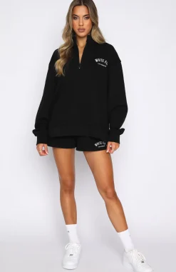 Jackets & Blazers | White Fox Boutique The Highest Demand Zip Front Sweater black