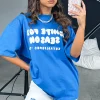 Shirts & Blouses | White Fox Boutique The Main Season Oversized Tee Electric blue