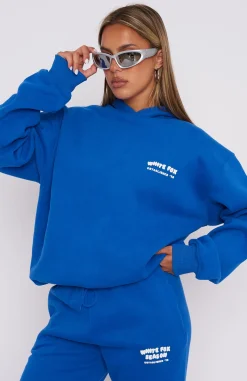 Jackets & Blazers | White Fox Boutique The Main Season Oversized Hoodie Electric blue