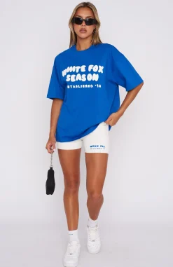 Shirts & Blouses | White Fox Boutique The Main Season Oversized Tee Electric blue