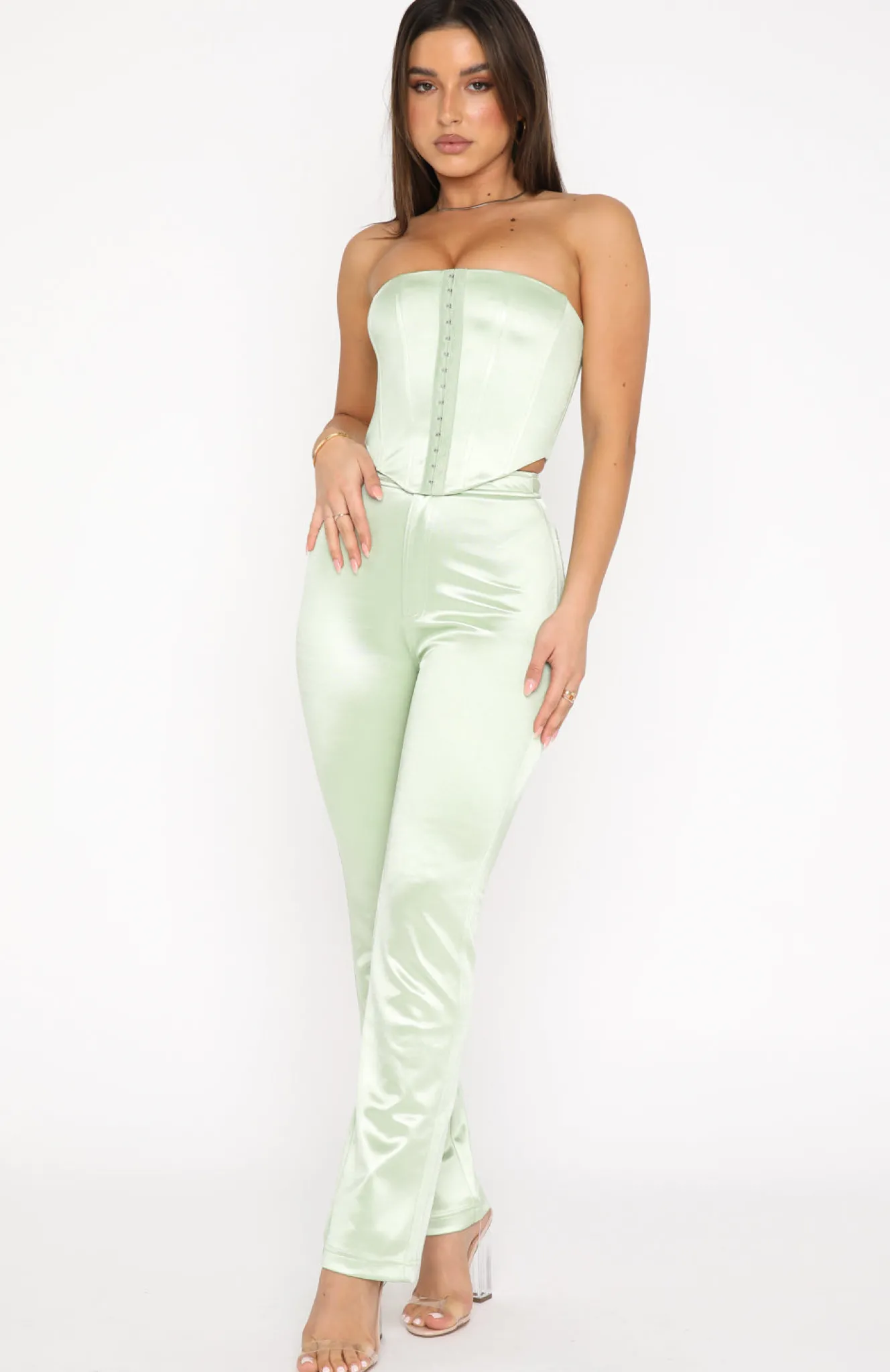 Shirts & Blouses | White Fox Boutique The New Look Bustier Sage green