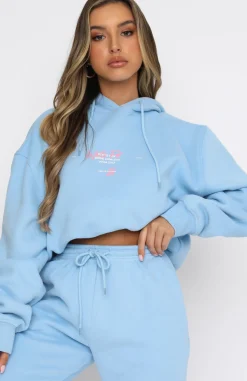 Jackets & Blazers | White Fox Boutique The New Way Hoodie Baby blue
