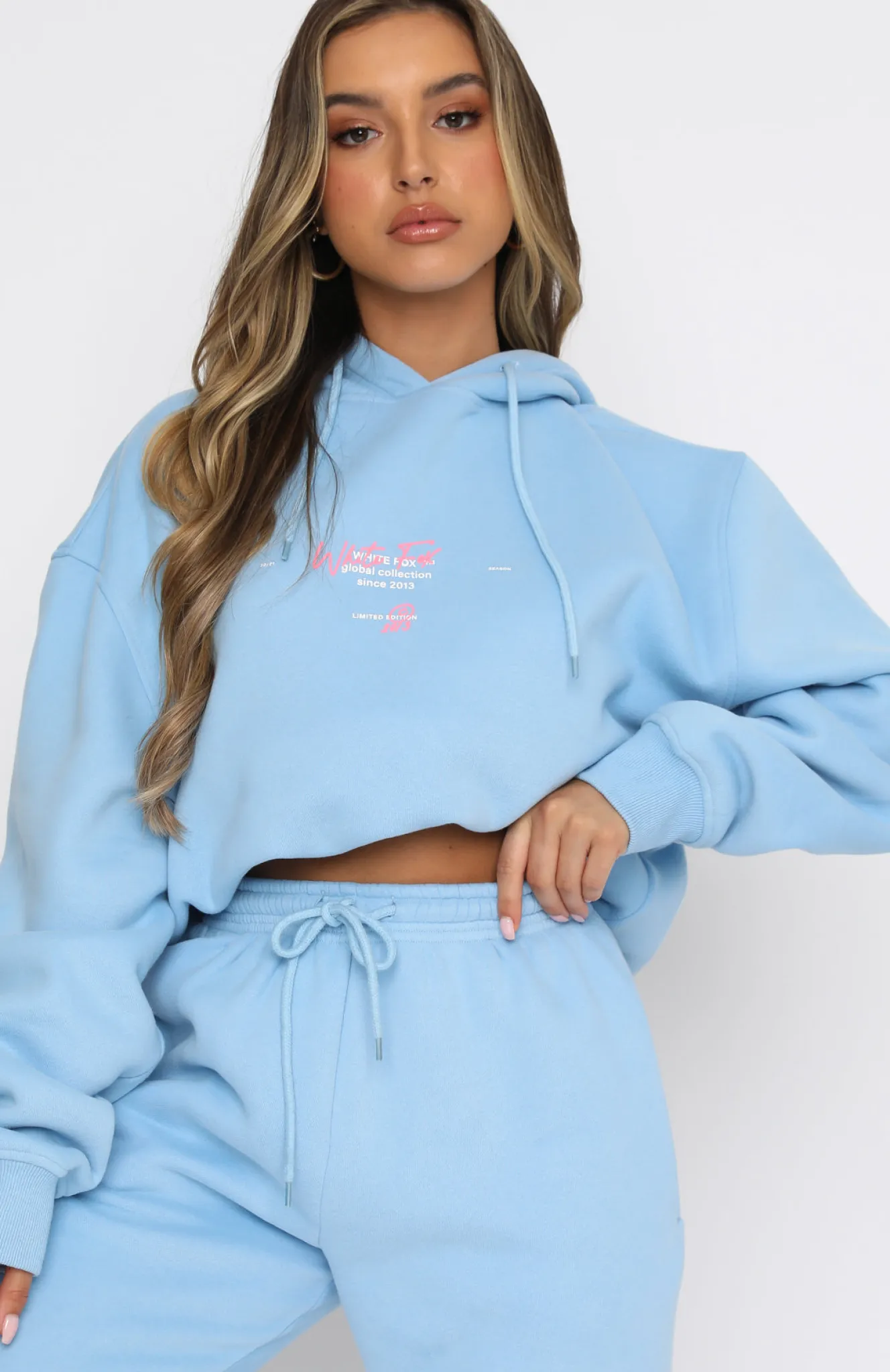 Jackets & Blazers | White Fox Boutique The New Way Hoodie Baby blue