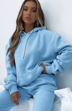 Jackets & Blazers | White Fox Boutique The New Way Hoodie Baby blue