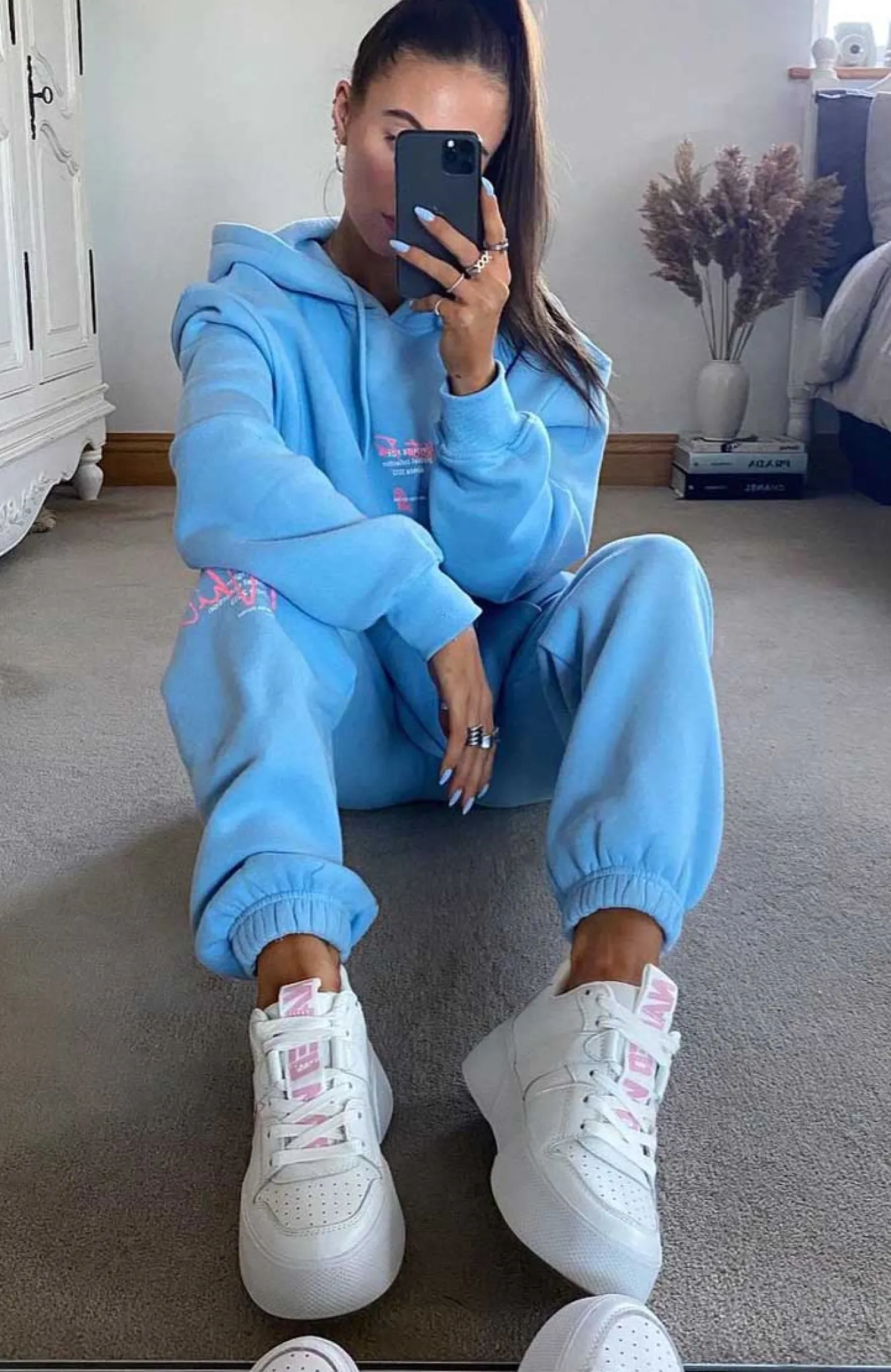Jackets & Blazers | White Fox Boutique The New Way Hoodie Baby blue