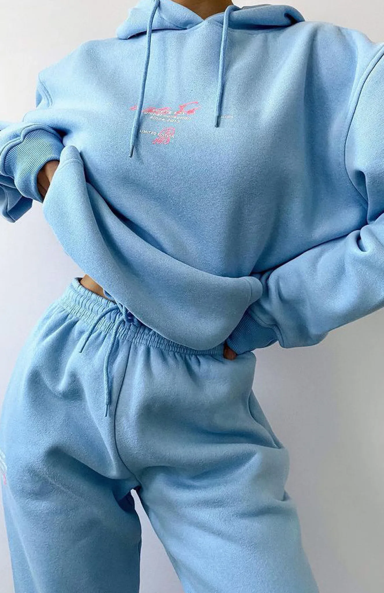Jackets & Blazers | White Fox Boutique The New Way Hoodie Baby blue
