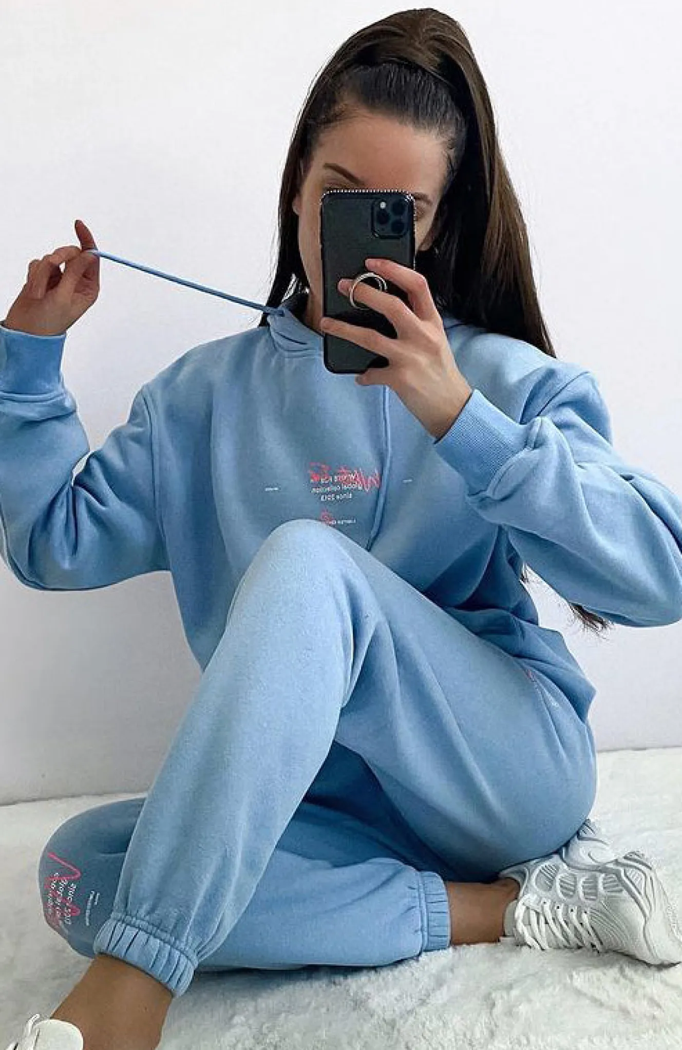 Jackets & Blazers | White Fox Boutique The New Way Hoodie Baby blue